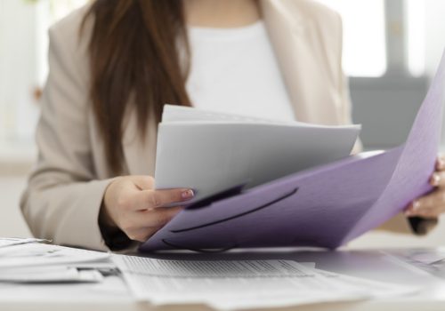 young-adult-organizing-documents